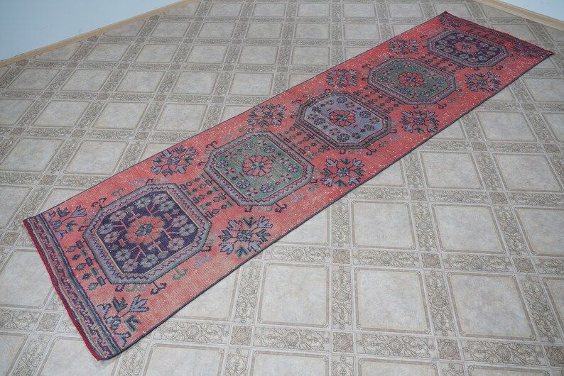 turkish runner rug, oushak runner 3x10, vintage runner rug, 3x10 turkish rug, antique runner, vin... | Etsy (US)