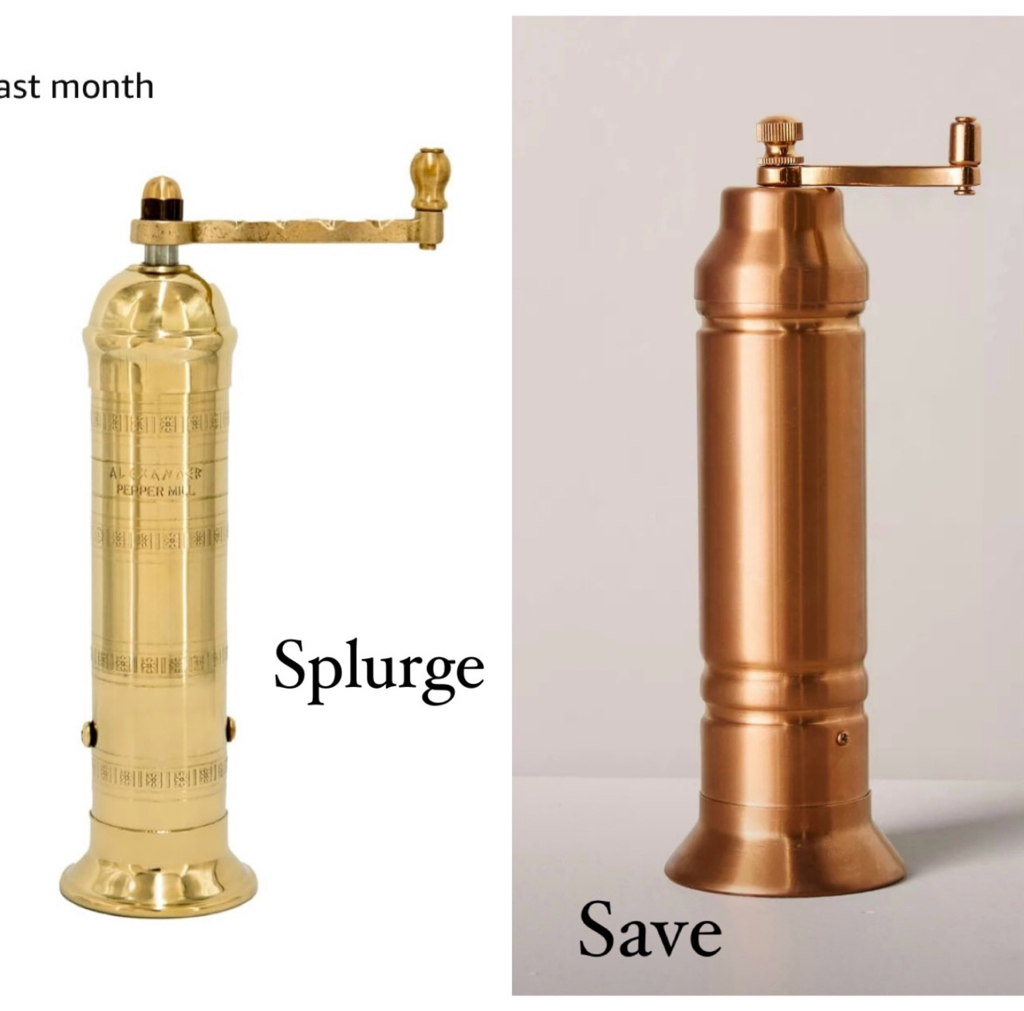 Have been eyeing these gorgeous s&p grinders but Target has this affordable and similar style ! 

#LTKHome #LTKFindsUnder50