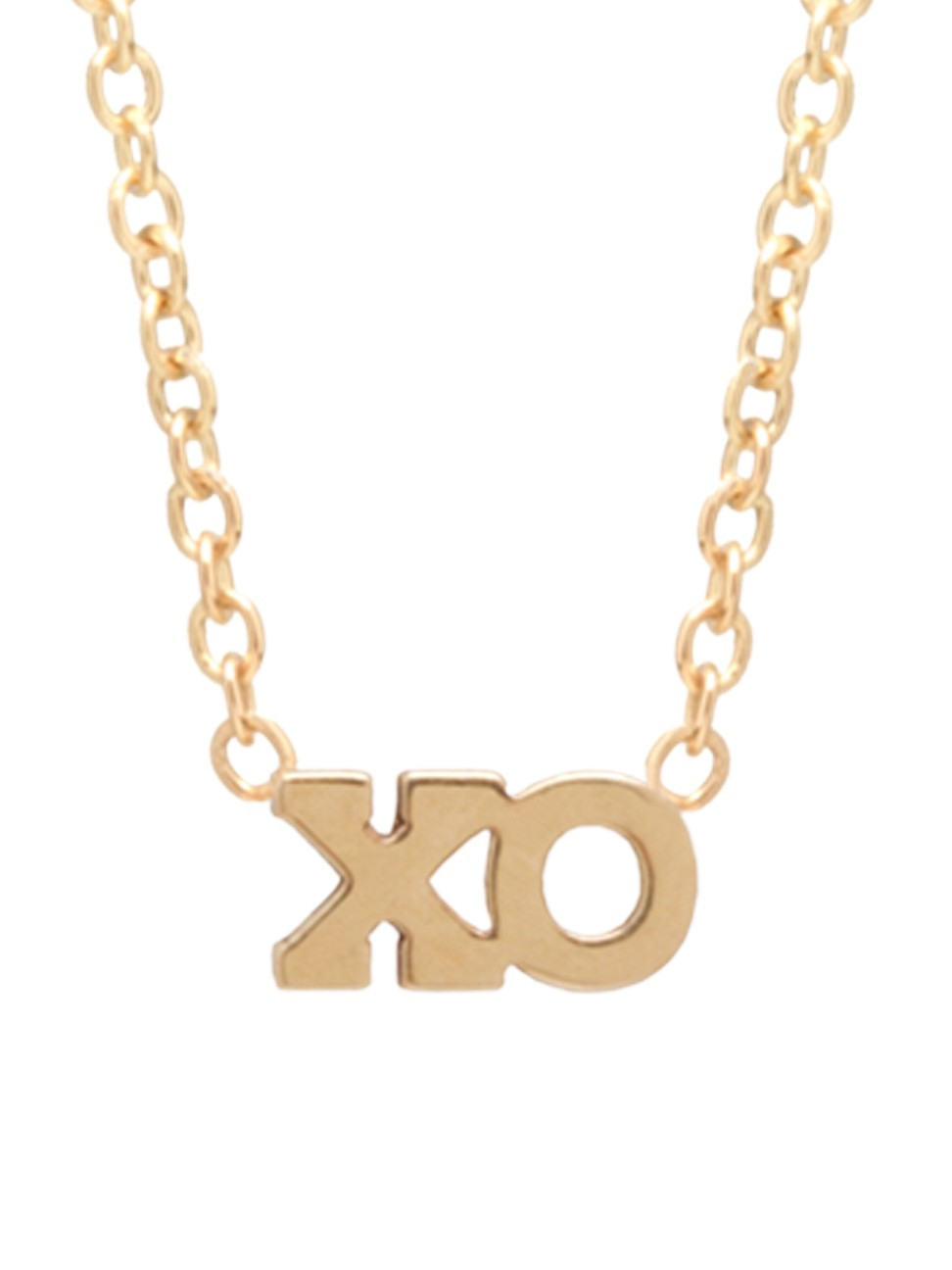 Itty Bitty Letters 14K Gold XO Necklace | Saks Fifth Avenue