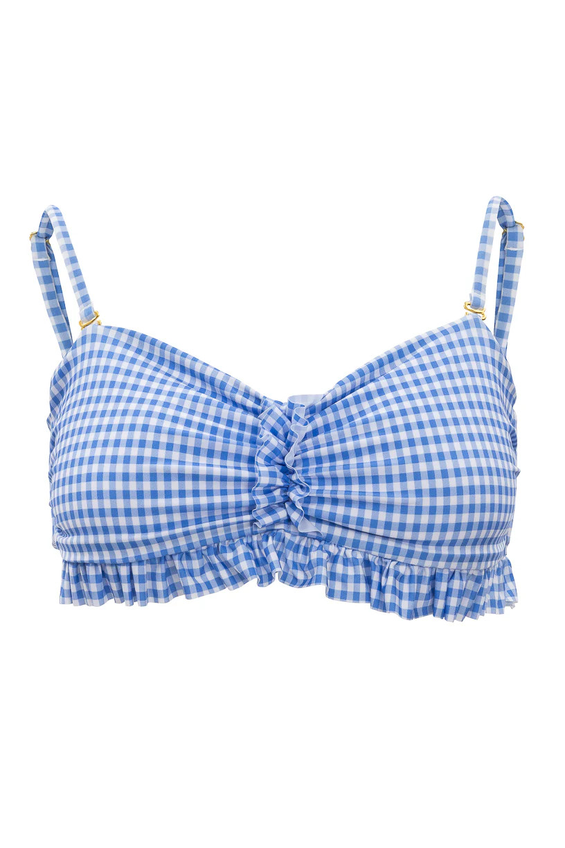 Brandi Bandeau Top in Blakely Gingham | Ivy City Co