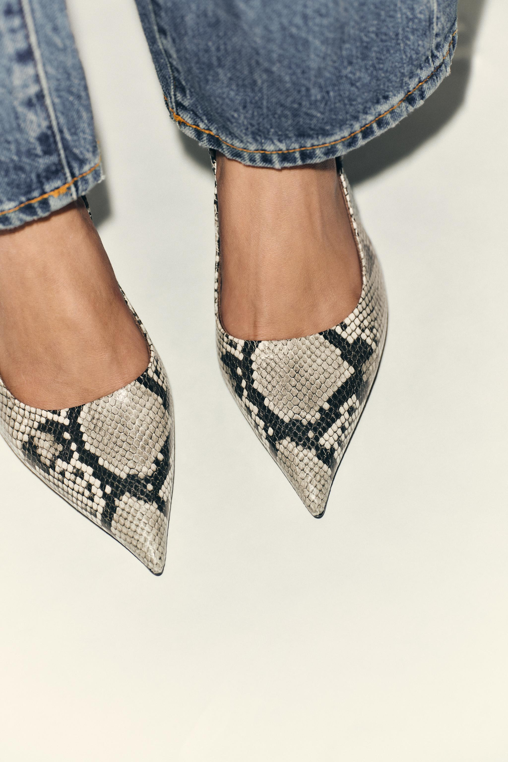 ANIMAL PRINT SLINGBACK SHOES | Zara US