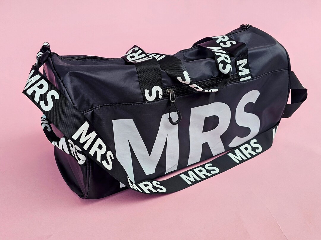 Large MRS Duffel Bag, Bachelorette Tote, Bride Bag, Honeymoon Fit, Travel Bag, Vacation Duffel | Etsy (US)