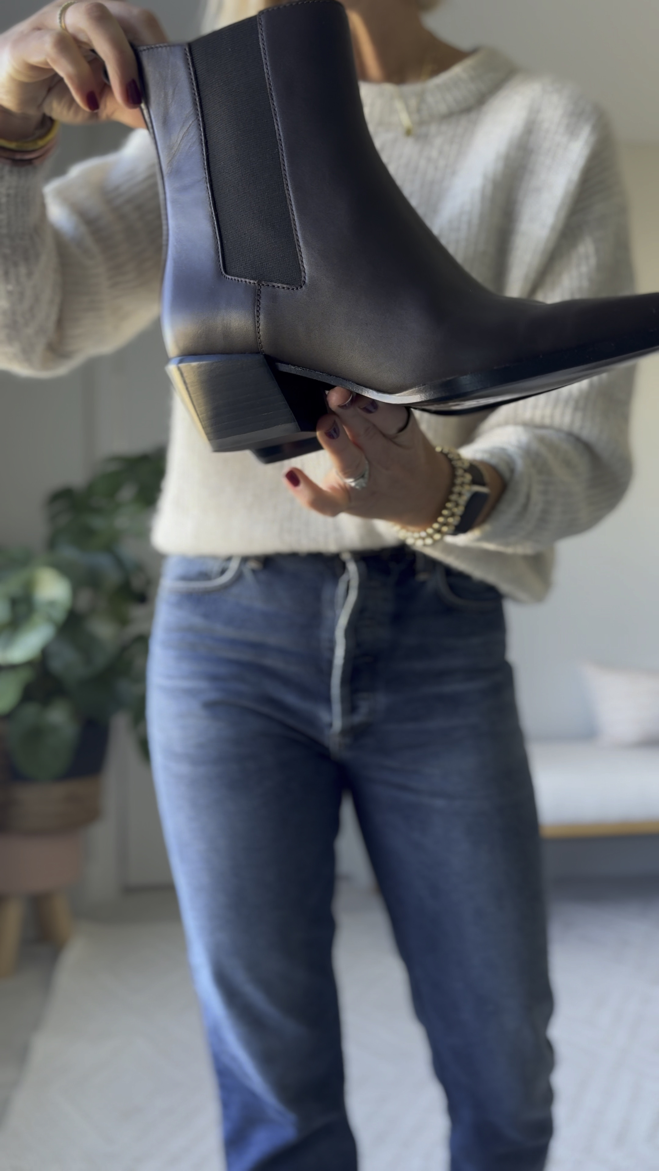 Splurge worthy boots for fall/winter! These gorgeous leather chocolate brown Chelsey boots are an elevated style with the pointy toe and low heel. I love that they can easily be dressed up with a maxi skirt or dress, pair of trousers or a dark wash pair of jeans. these run true size and also come in black.

#LTKHoliday #LTKGiftGuide #LTKShoeCrush