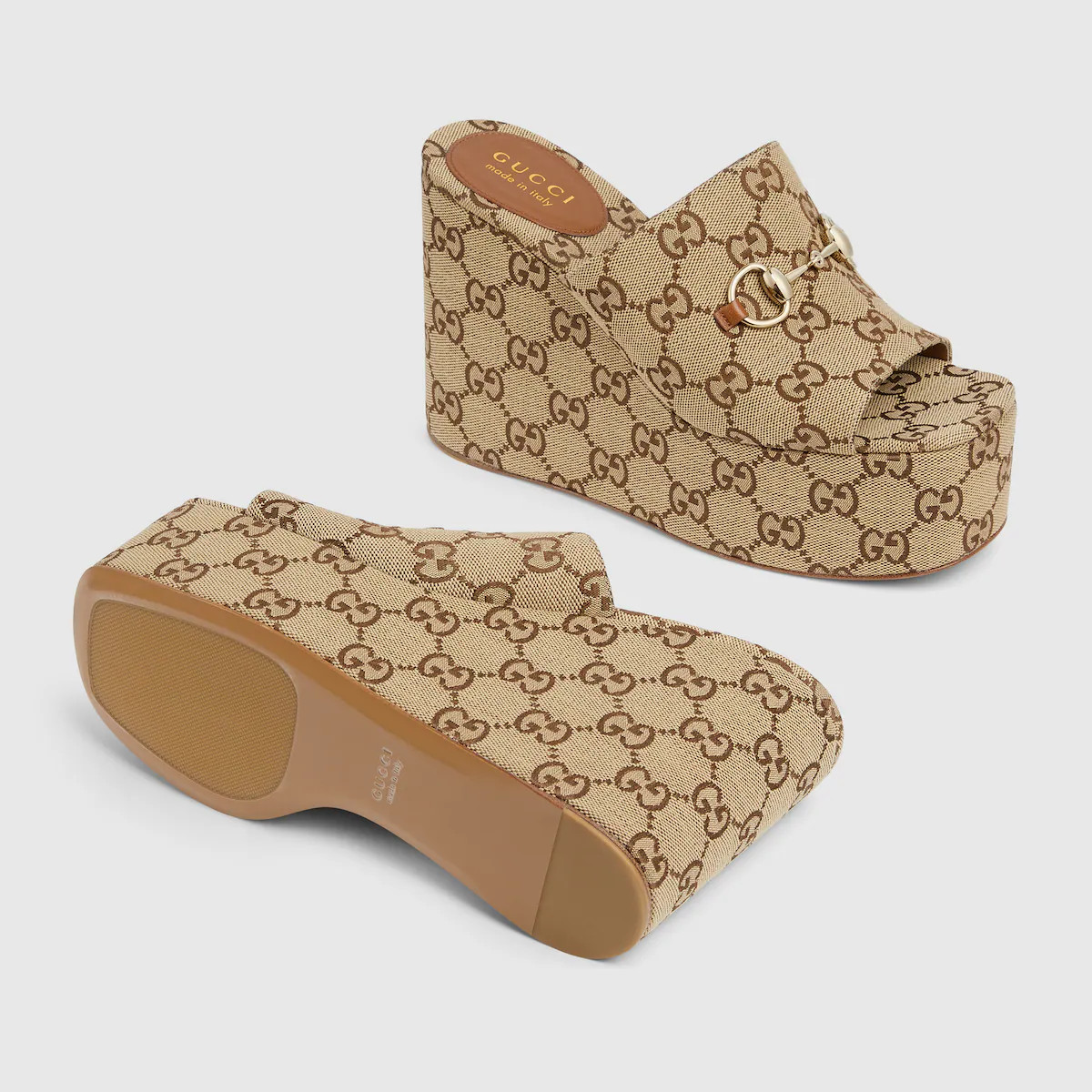 Gucci - Women's wedge sandal with Horsebit | Gucci (US)
