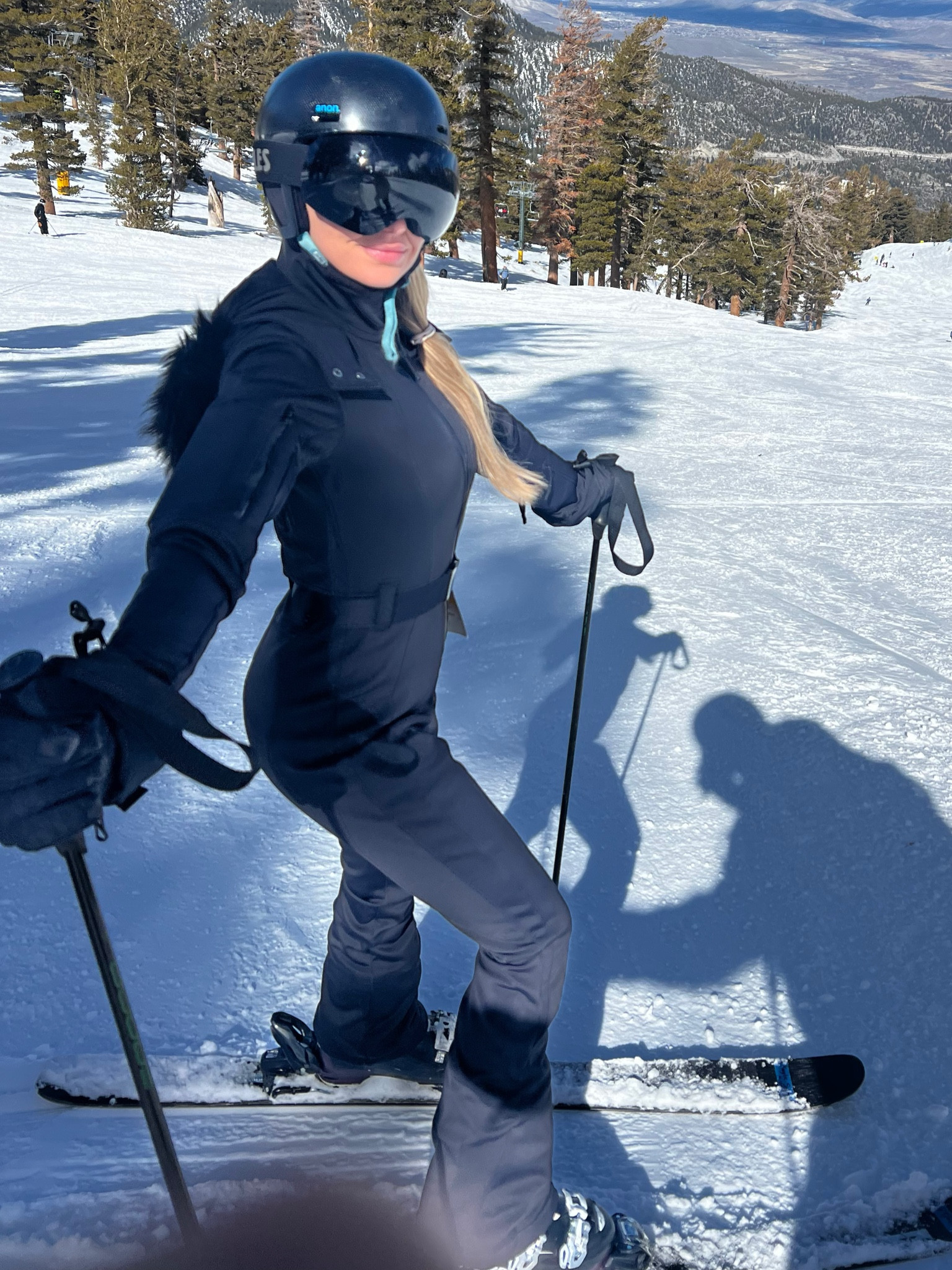 Chic ski suit under $200! Great quality and very warm for skiing or winter vacation 🎿 the fur hood is detachable. I’m wearing size 2. Also comes in petite and tall sizes  

#LTKTravel #LTKSeasonal #LTKActive