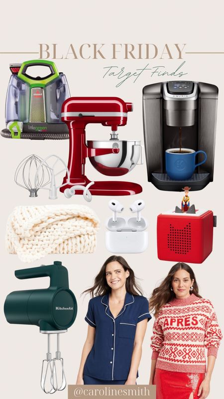 Target Black Friday finds

Kitchen aid, tonie box, Keurig, Joanna Gaines, mixer, kitchen finds, home decor, blanket, gifts for her, AirPods, sweater, pajamas, bissel, home finds


#LTKGiftGuide #LTKCyberWeek #LTKhome