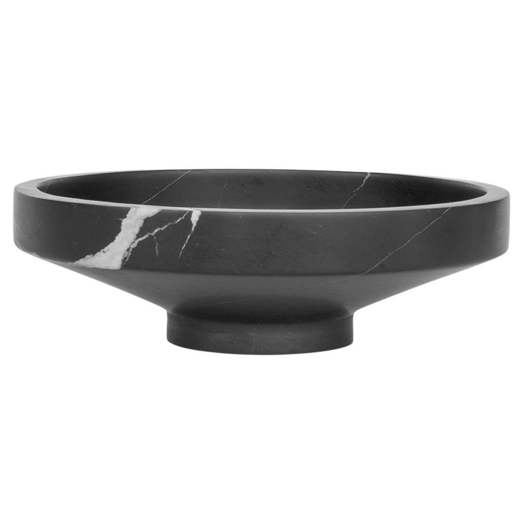 Black Marble Narrow Bowl | 1stDibs