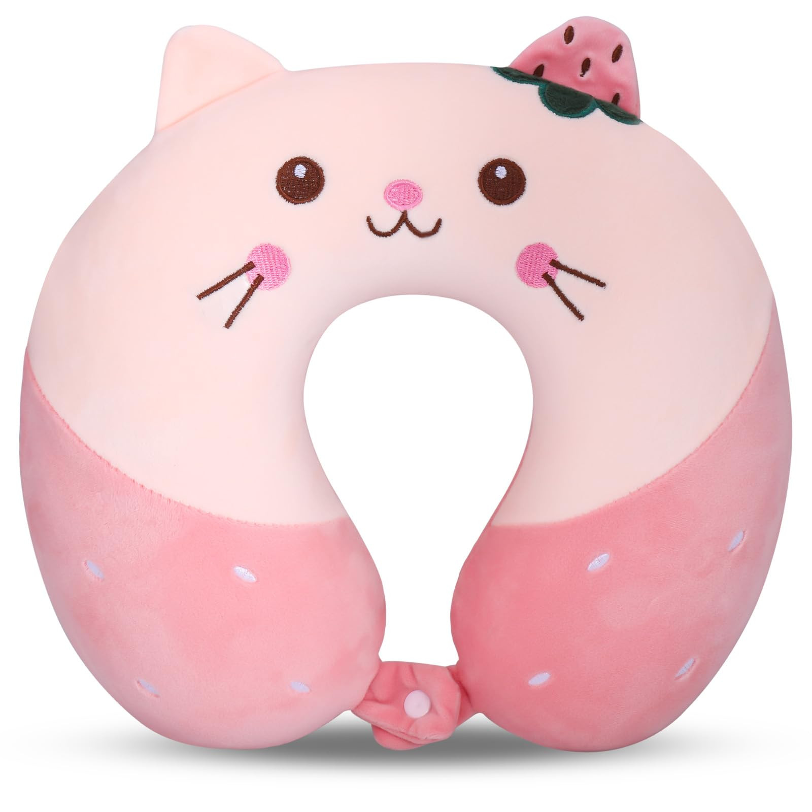 Fentar Neck Pillow for Travel, Memory Foam Kids Travel Pillow, Removable Travel Neck Pillow with ... | Amazon (UK)