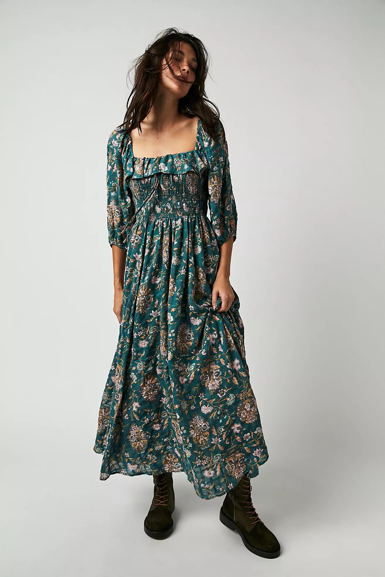 Oasis Printed Midi Dress | Free People (Global - UK&FR Excluded)