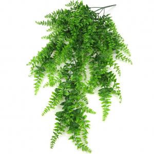 KABOER 2 Pcs Artificial Plants Vines Boston Ferns Persian Greenery Rattan Fake Hanging Plant Faux... | Walmart (US)