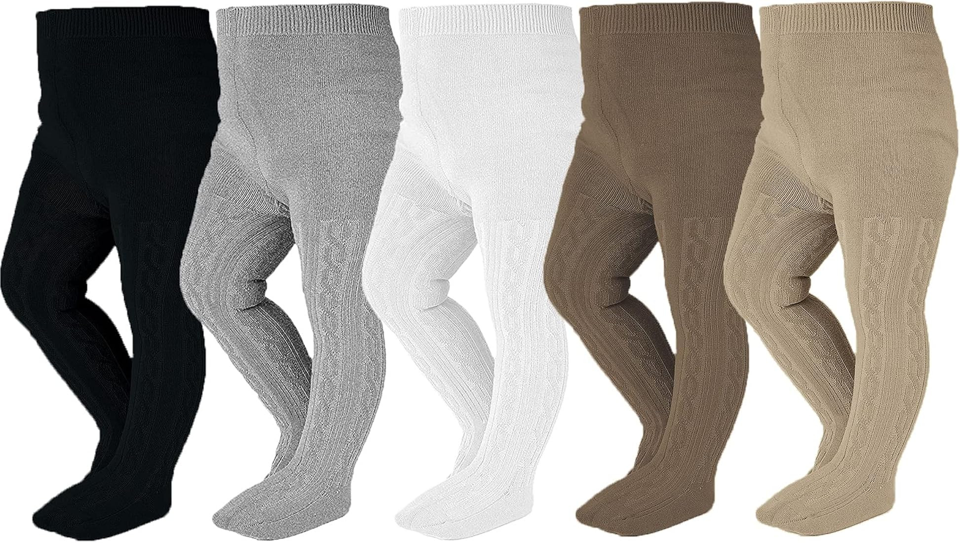 EPEIUS Baby Girl Tights Thick Cable Knit Leggings Stockings Cotton Pantyhose for Newborn Infant T... | Amazon (US)