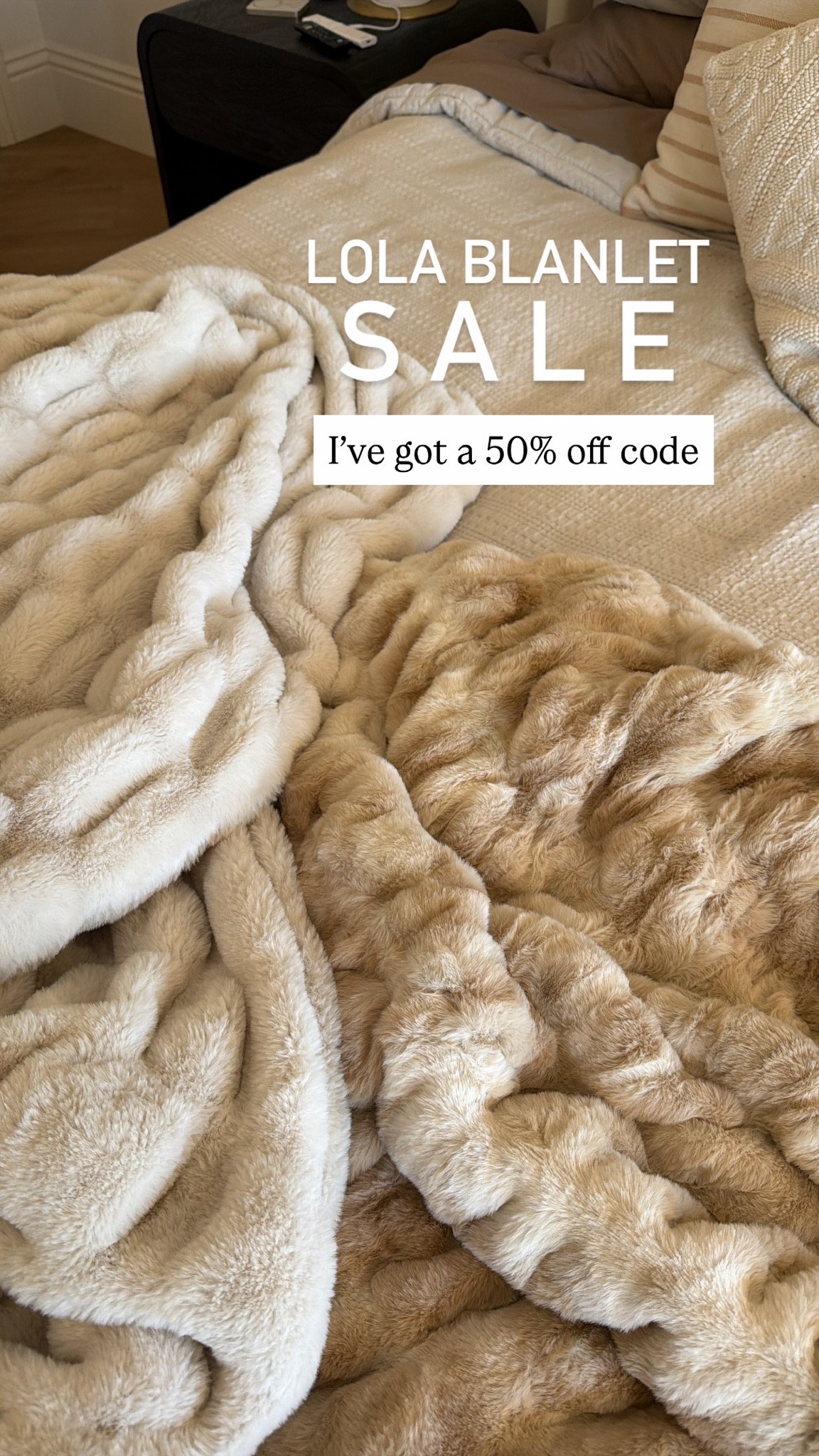 5O% off + free shipping with code JACLYNDELEON50
+get $50 on a future purchase

Soooo soft + cozy and would make a great gift

#LTKSeasonal #LTKHome #LTKSaleAlert