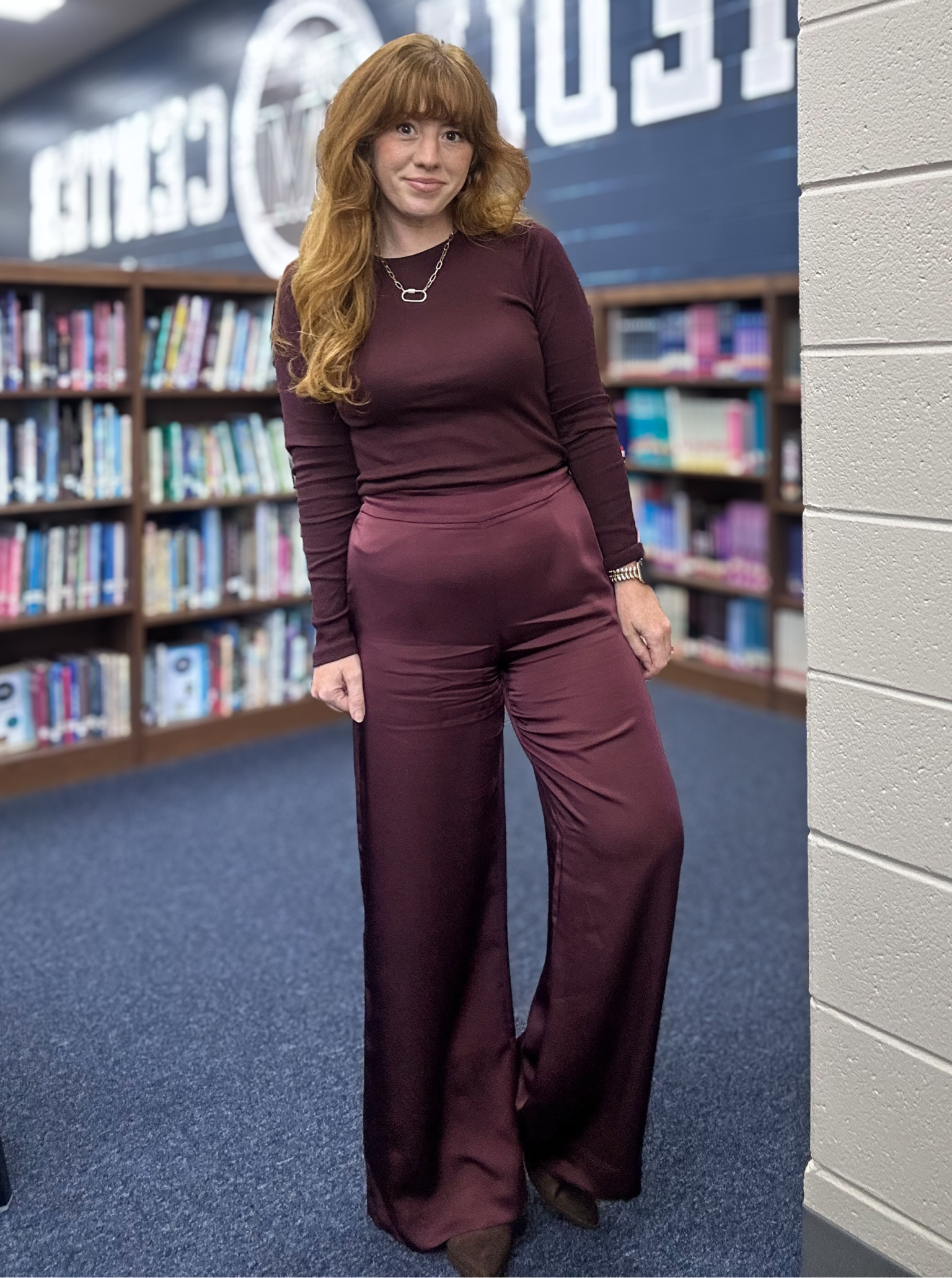 Loving this monochromatic look for work! 
It’s perfect for fall and winter. The satin pants are a staple for sure!

#LTKStyleTip #LTKMidsize #LTKWorkwear