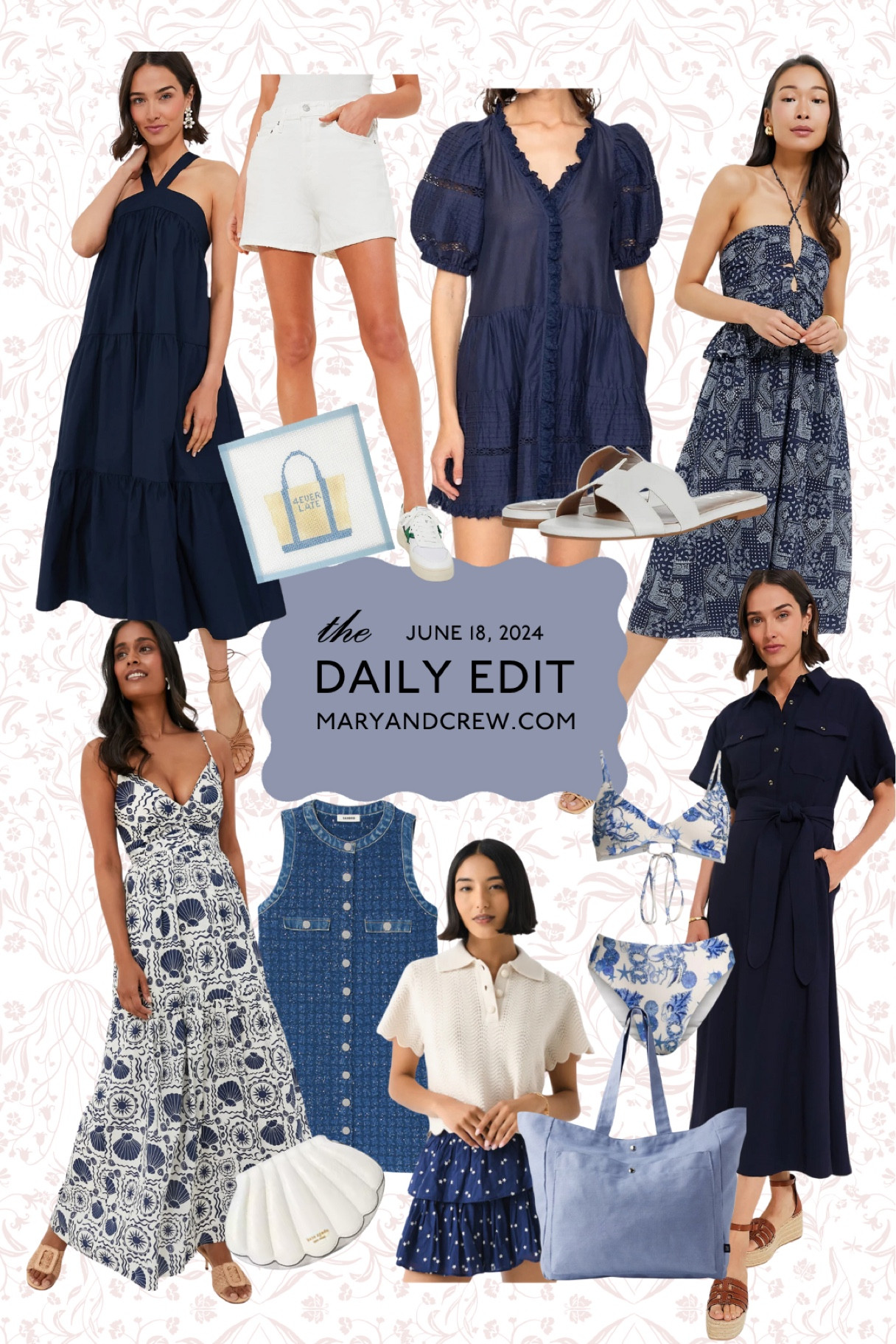 Daily edit 6.18.24

Wedding guest dress, spring dress, heels, sandals, jeans, travel outfit, graduation dress, swim, bathing dress, resort, midi dress, maxi dress, white dress, vacation outfit, spring outfits, summer outfit, classic style, preppy style, elegant style, Tuckernuck, Boden, j.crew, Anthropologie, j.McLaughlin, sezane

#LTKSaleAlert #LTKSummerSales #LTKStyleTip