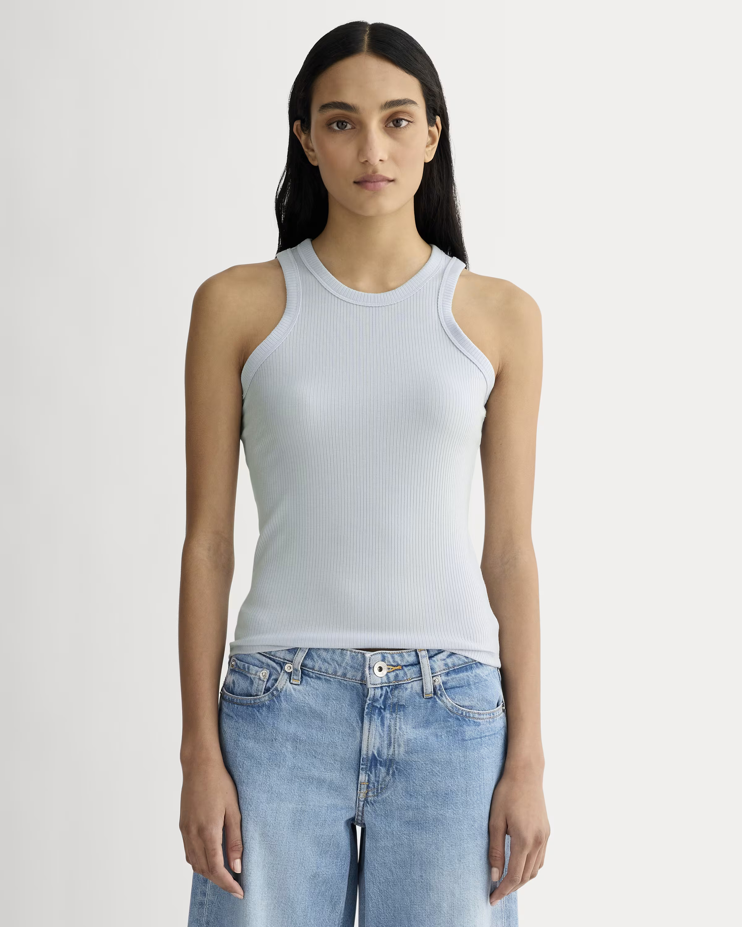 The Shimmy Cutaway Tank | Everlane