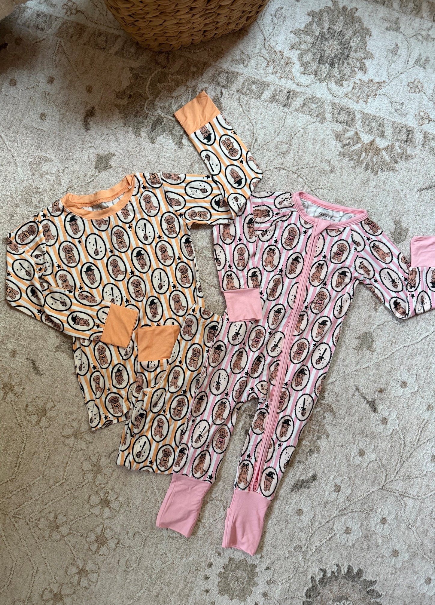 The kids pajama choice tonight! Love how these are the sweetest sibling matching but different colors. Loving all things stripes per usual — and this doodle print we had to have!!!! 🐶🐩

In my jammers, IMJ, matching pajamas, Halloween pajamas, striped bamboo pajamas 

#LTKFamily #LTKSeasonal #LTKKids