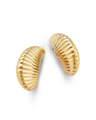 Puff Seashell Stud Earrings in 14K Yellow Gold | Bloomingdale's (US)