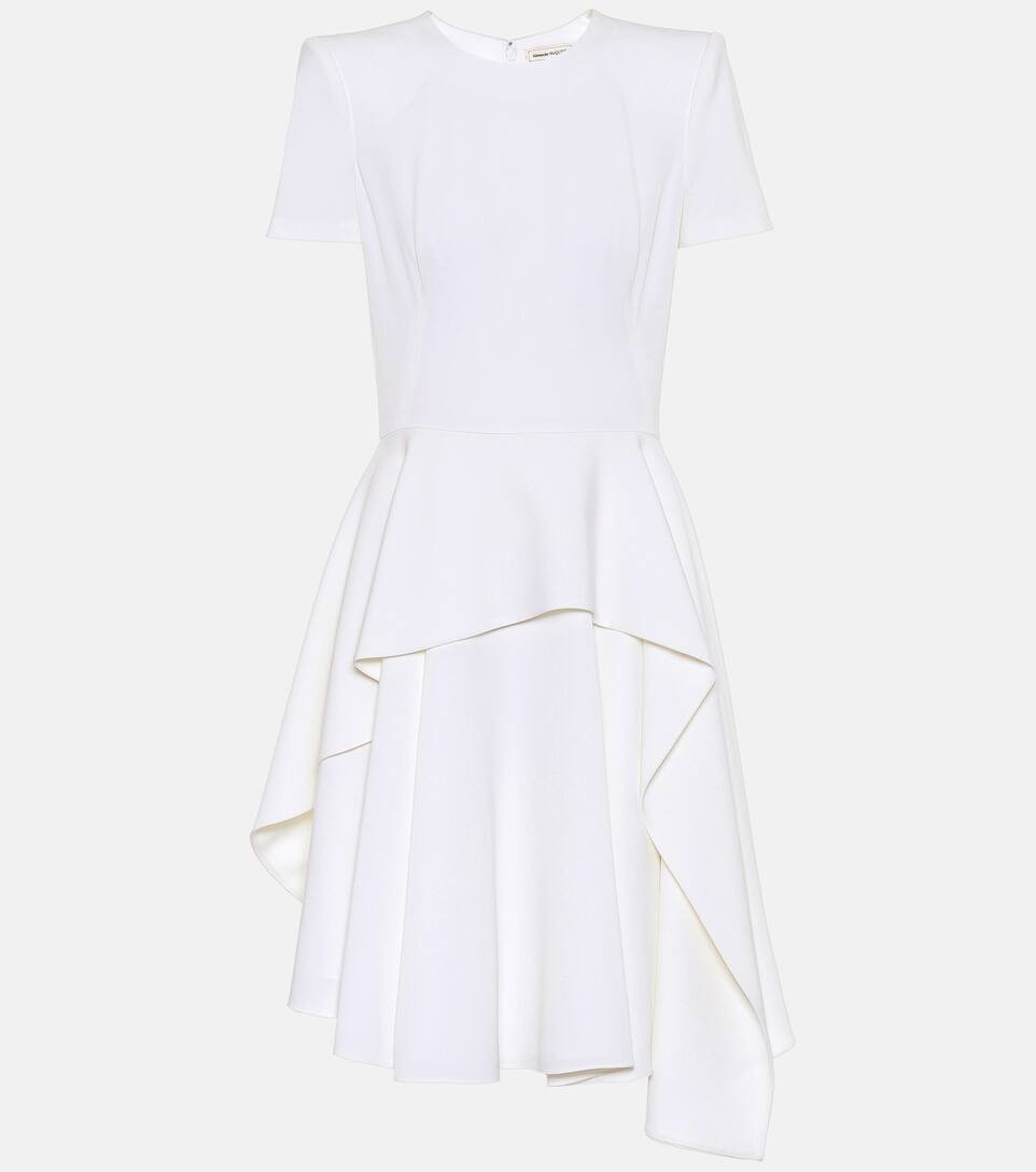Asymmetric wool-crêpe dress | Mytheresa (US/CA)