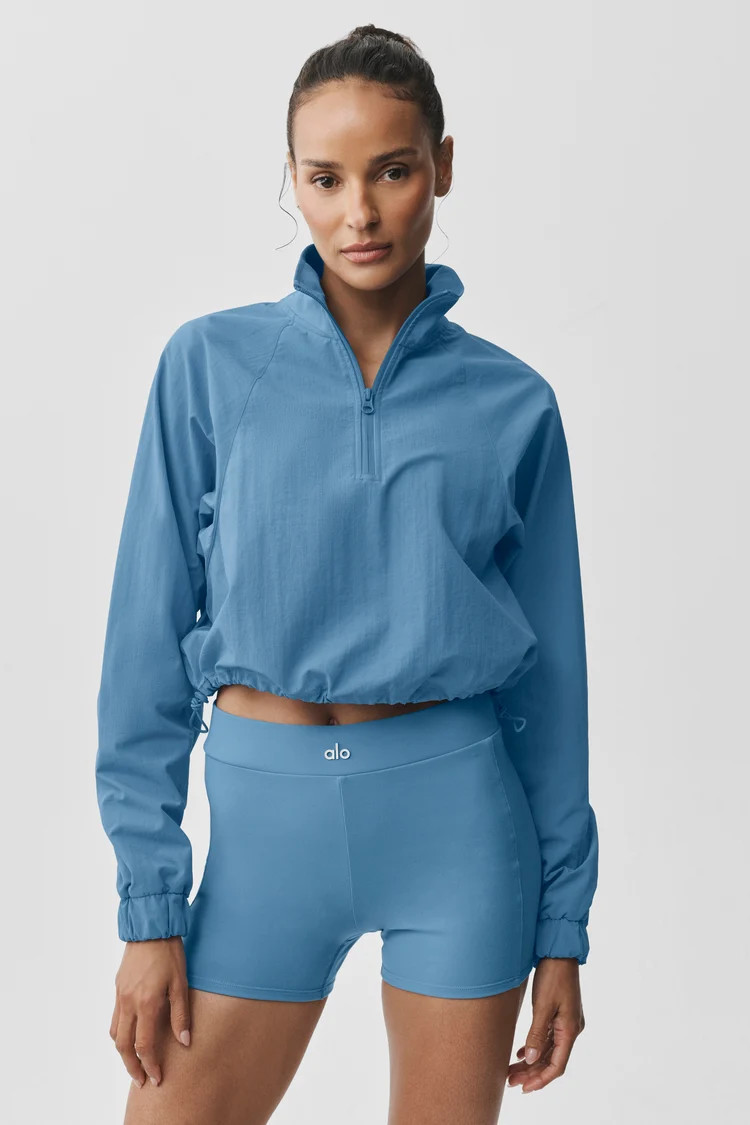 Cropped 1/4 Zip Alumni Pullover | Alo Yoga