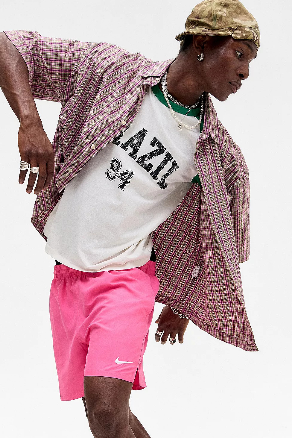 Nike Pinksicle Swim Shorts | Urban Outfitters UK