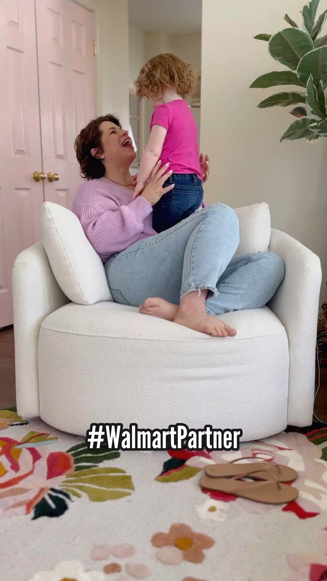 Sharing my coziest chair that’s perfect for curling up in from @Walmart. #WalmartPartner #WalmartHome

#LTKVideo #LTKhome #LTKfamily