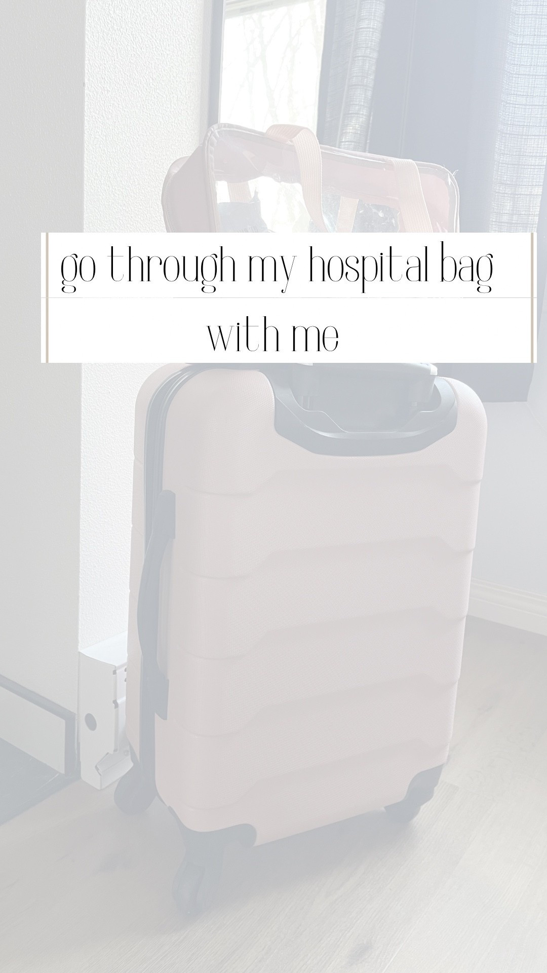 Pack my hospital bag with me! 

#LTKBump