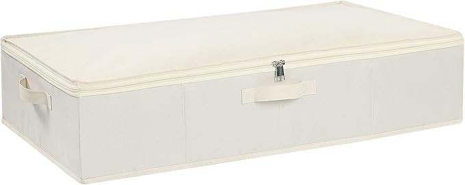 Under the Bed Storage Bins, Closet Organizers with Reinforced Handles for Blanket, Sheets, Pillow... | Amazon (US)