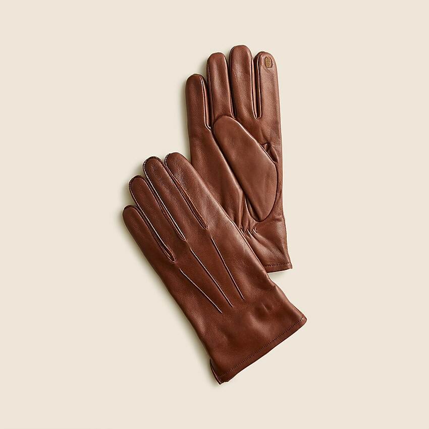 Leather gloves with cashmere lining | J. Crew US