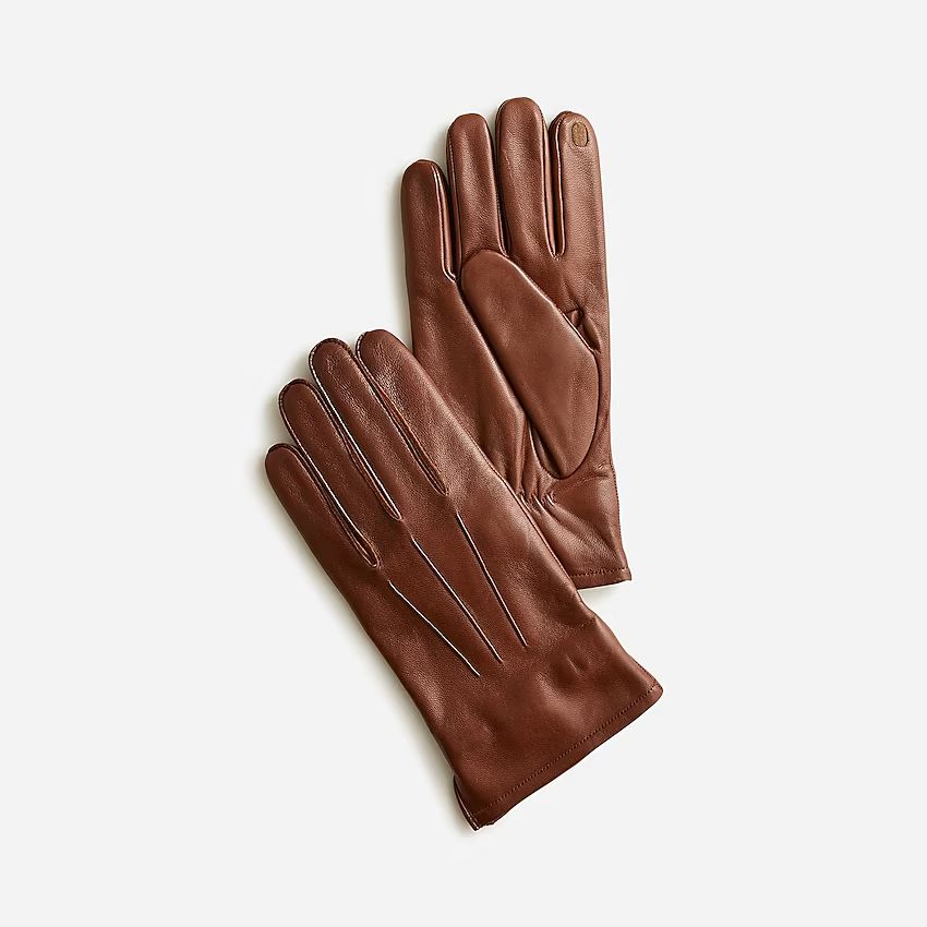 Cashmere-lined leather gloves | J.Crew US