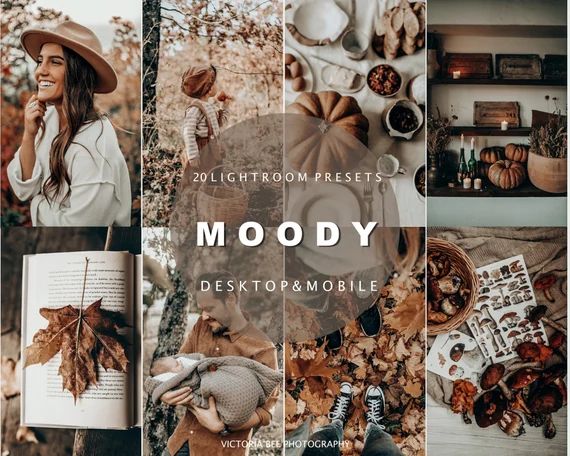 20 Moody Presets for Desktop and Mobile Lightroom Creamy | Etsy | Etsy (US)