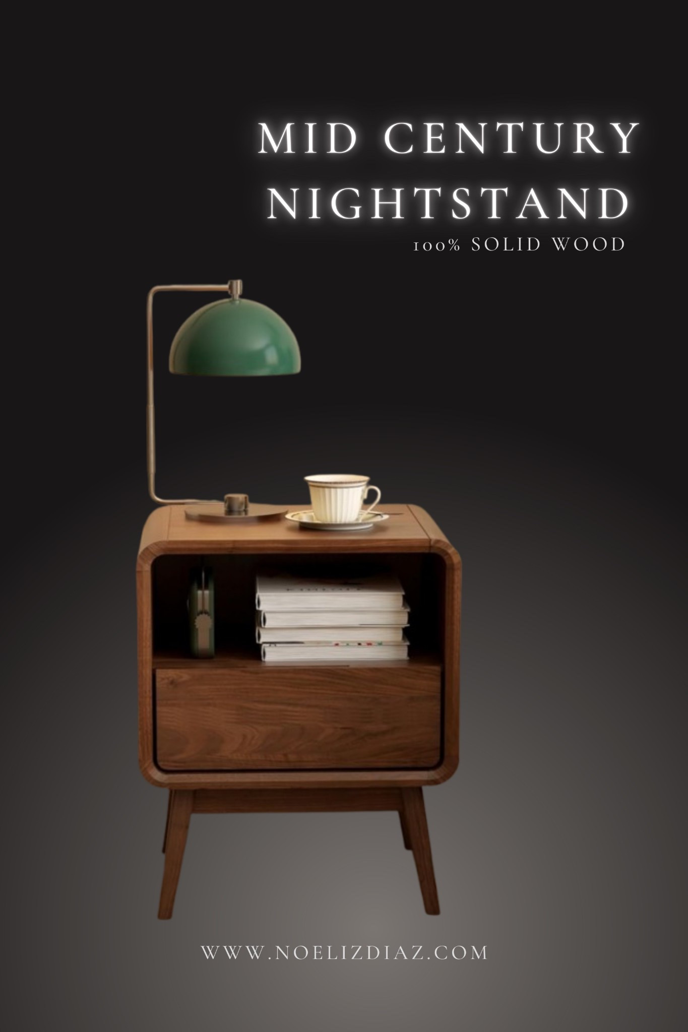 One of my favorite nightstands on Amazon! #midcentury #modern #walnut #

#LTKOver40 #LTKHome
