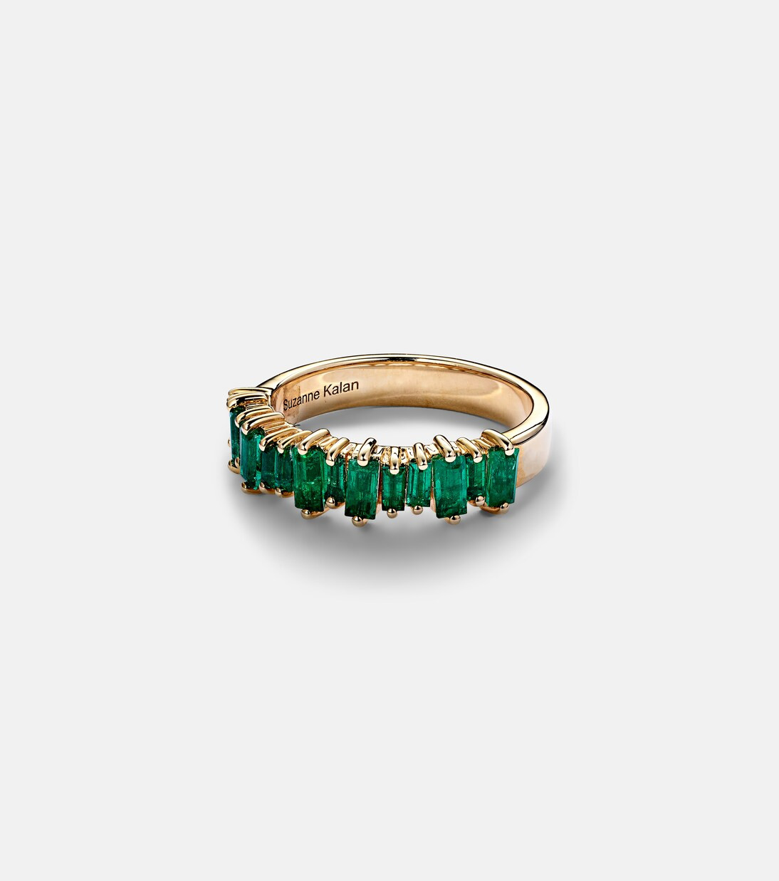 Fireworks 18kt gold ring with emeralds | Mytheresa (UK)