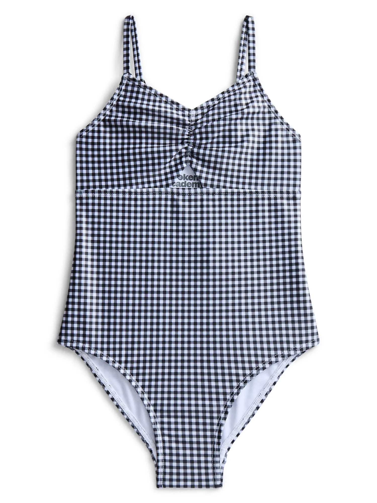 Weekend Academy Girls One Piece Keyhole Swimsuit, Sizes 4-18 | Walmart (US)