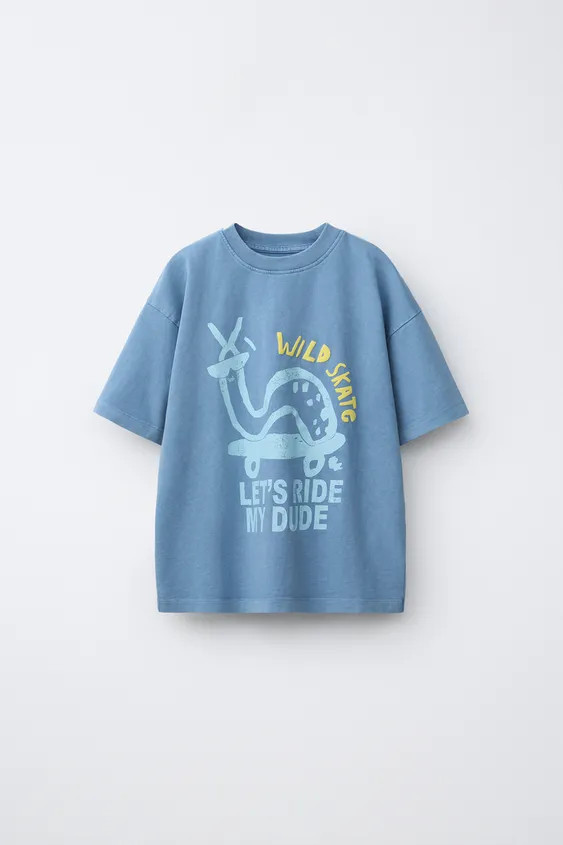 SKATE PRINT T-SHIRT | Zara UK