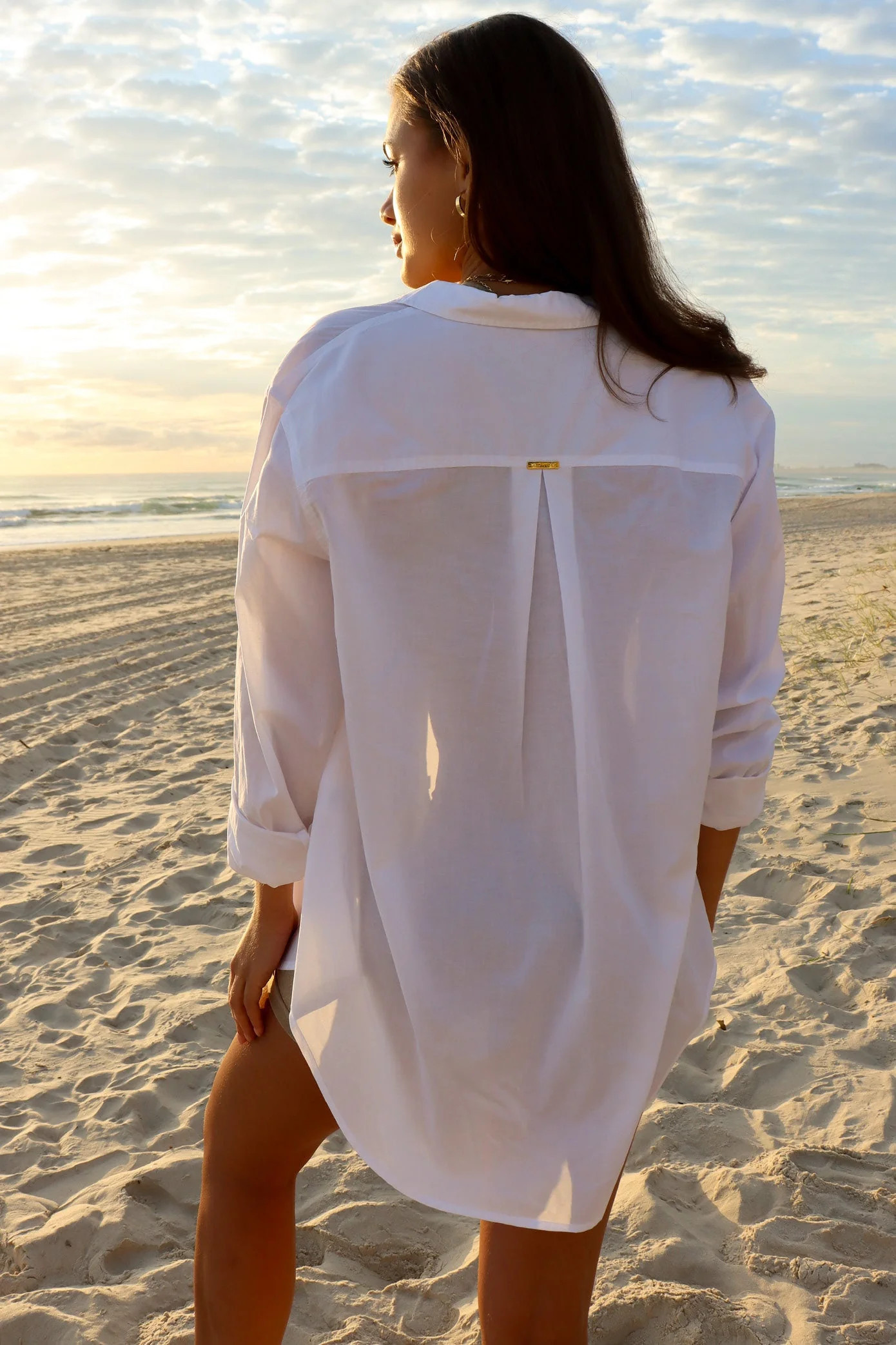 Mabelle Shirt - White | Cleo Harper (US)
