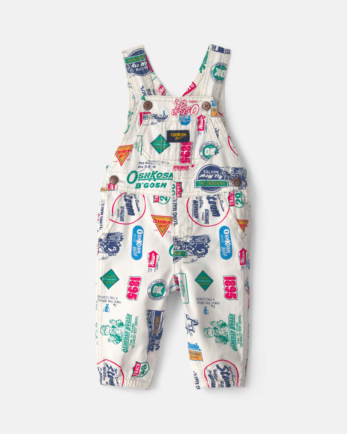 Baby Boy Vintage Logo Overalls | Carter's Inc