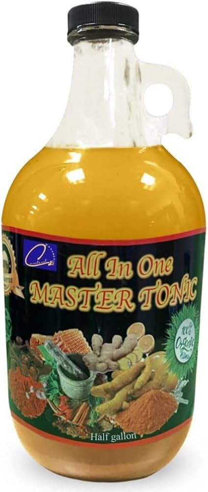 Fire Cider Half Gallon 64oz - Master Tonic ACV Shot with Ginger Turmeric Honey - Gut Health Clean... | Amazon (US)