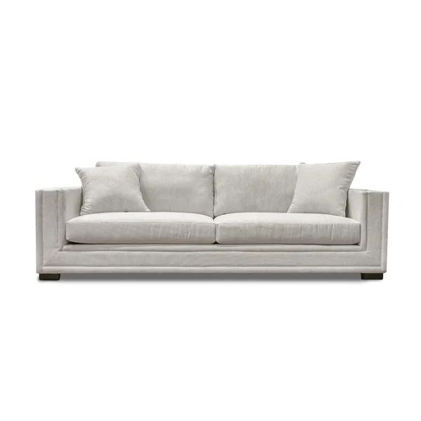 Luca 107" Square Arm Sofa with Reversible Cushions | Wayfair North America