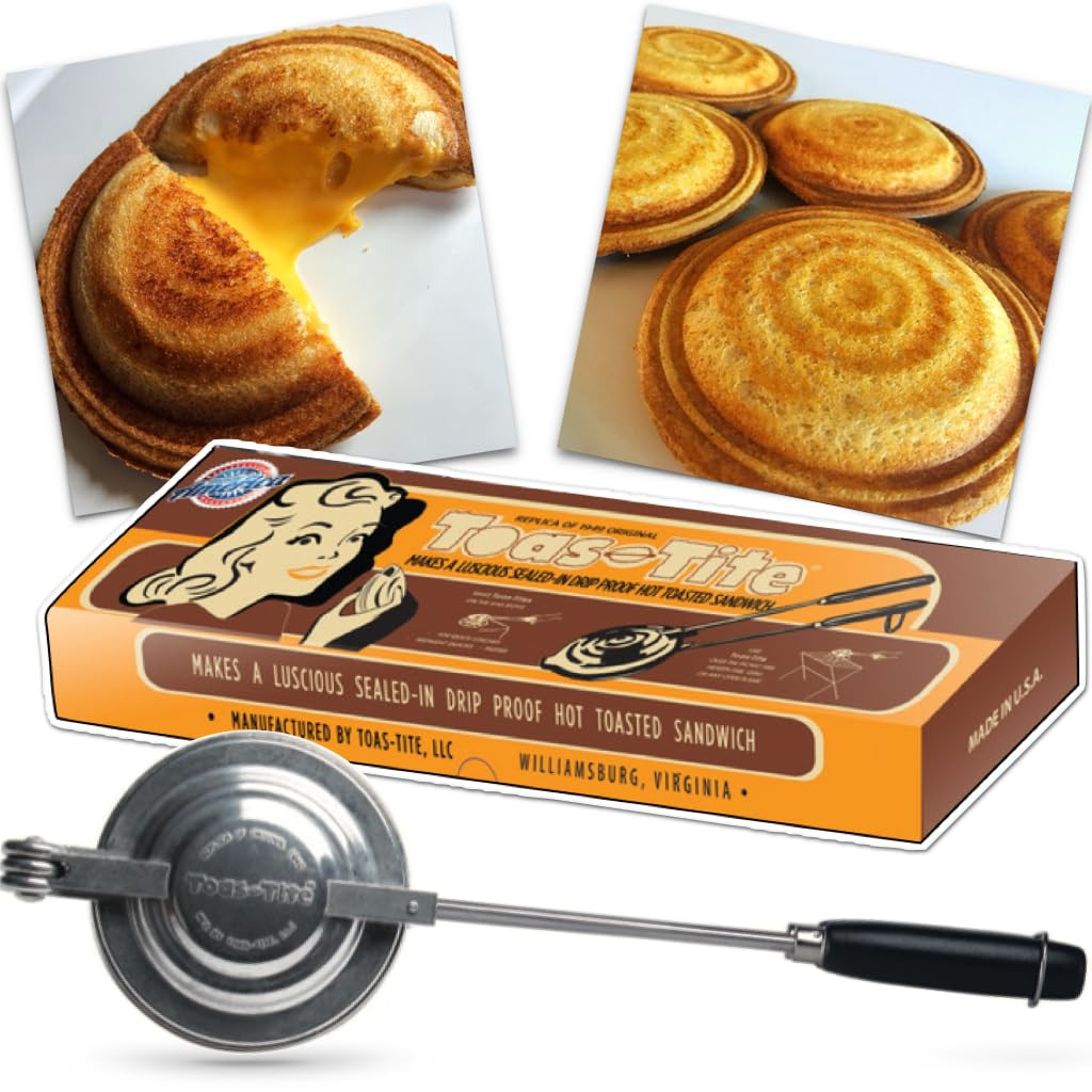 Sandwich Grill - Handheld Pie Iron, Sandwich Maker, Hand Toaster, Panini and Sandwich Press for H... | Amazon (US)