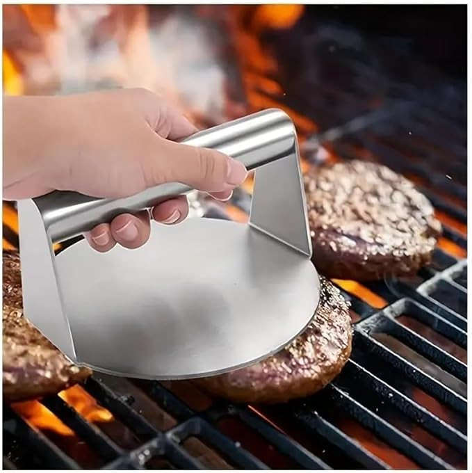 Smash Burger Press-Grill Essential, Stainless Steel Non-Stick Smasher Hamburger Press-Patty Maker... | Amazon (US)
