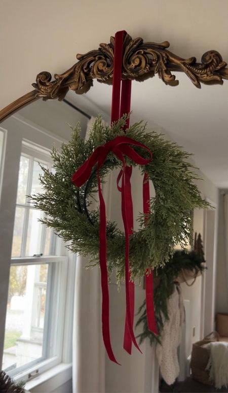 Mini Christmas wreath 

#LTKSeasonal #LTKHoliday