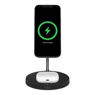 Belkin BoostCharge Pro 2 in 1 Magnetic Wireless Charger with MagSafe | Target