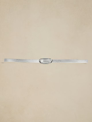 Leather Slider Buckle Belt | Banana Republic Factory