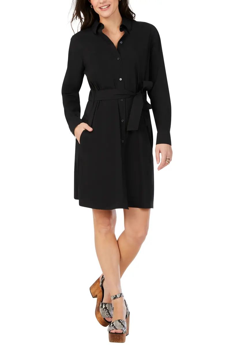 Pax Solid Long Sleeve Shirtdress | Nordstrom