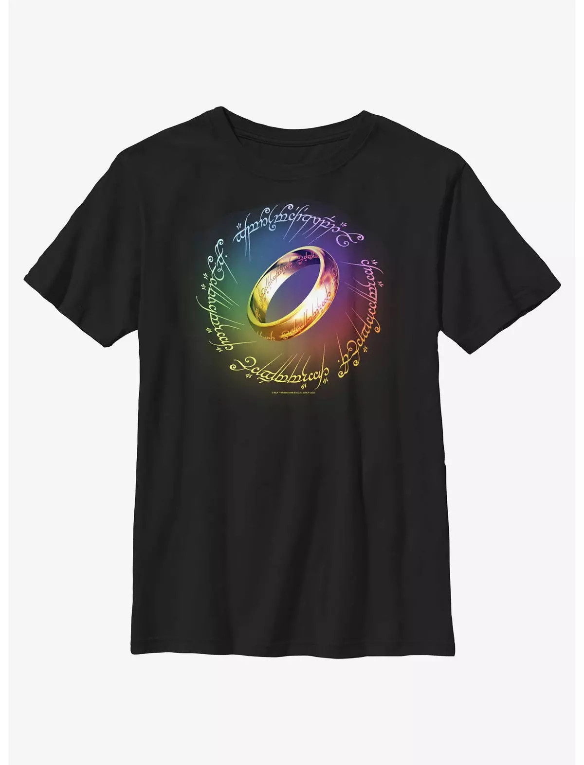 The Lord Of The Rings The One Ring Rainbow Youth T-Shirt | BoxLunch