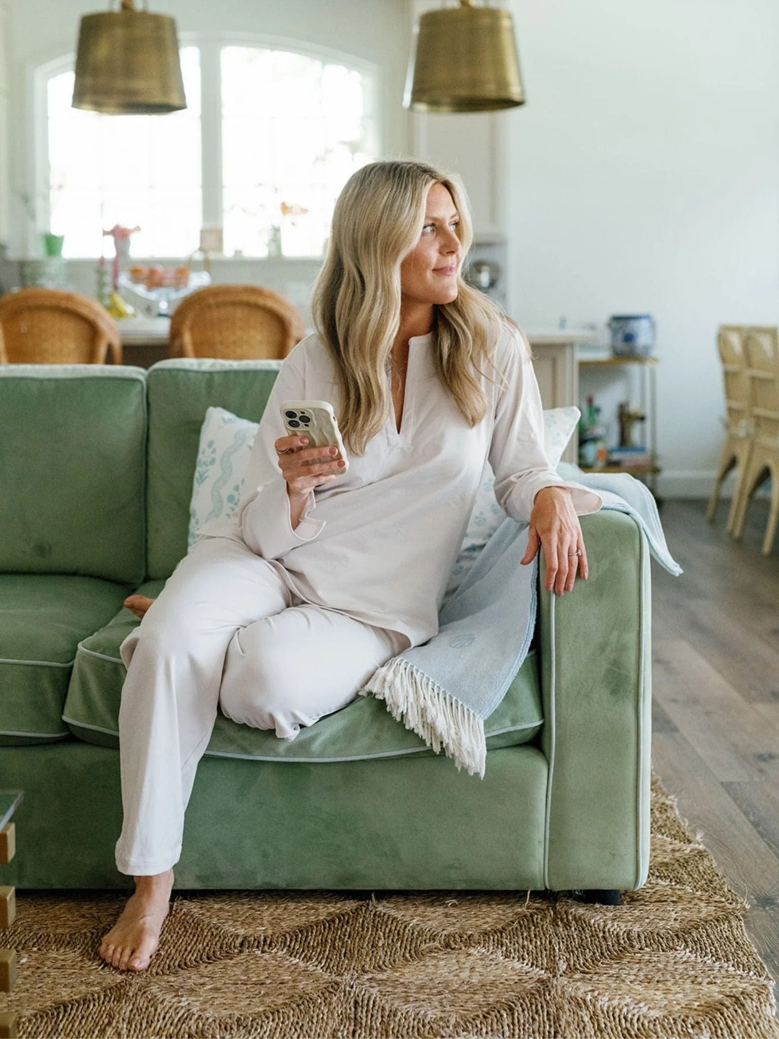 Cream Loungewear Set | Heidi Carey