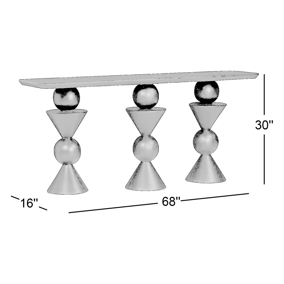 Orchid 68'' Solid Wood Console Table | Wayfair North America