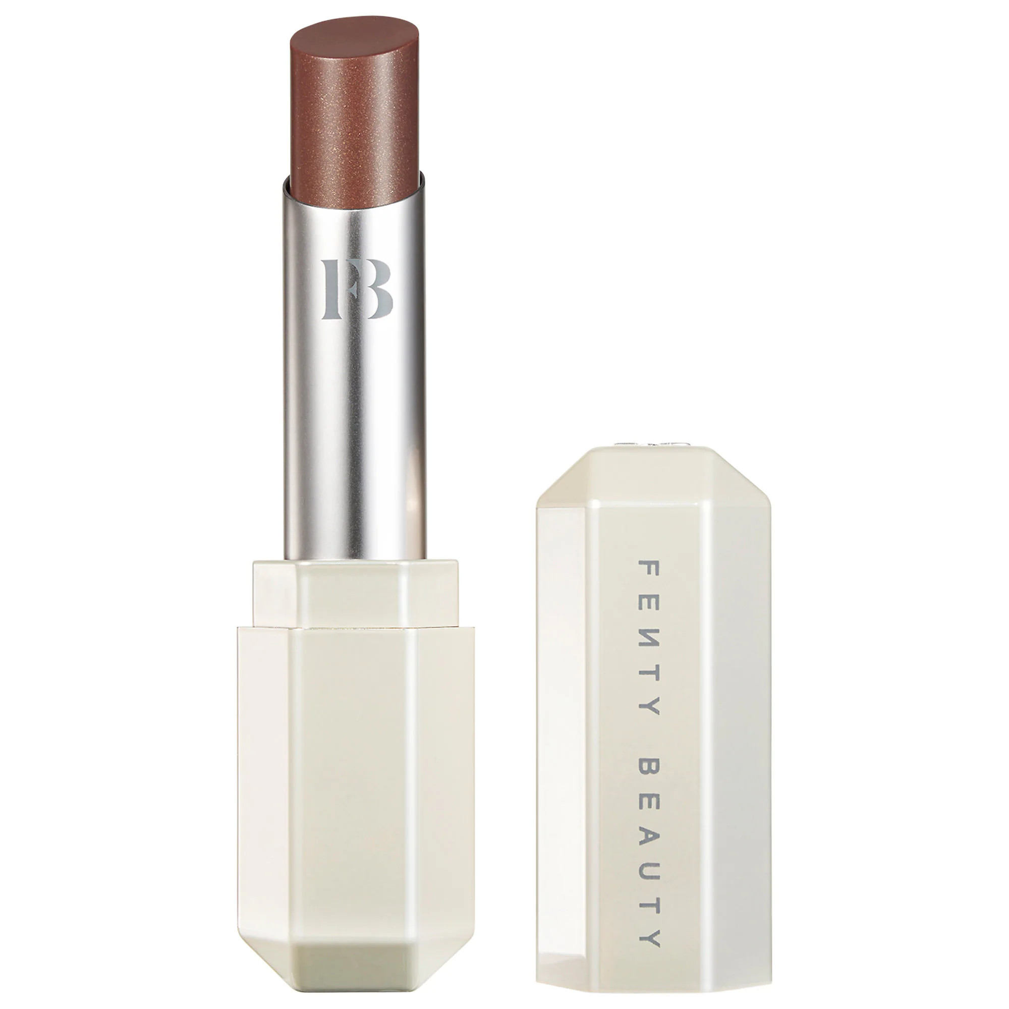 Fenty Beauty by Rihanna Slip Shine Sheer Shiny Lipstick 09 Bubble Rum 0.098 oz/ 2.8 g | Sephora (US)