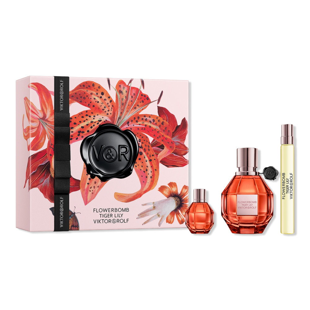 Viktor&Rolf Flowerbomb Tiger Lily Eau de Parfum 3-Piece Gift Set | Ulta