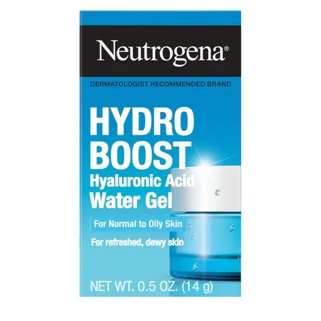 Neutrogena Hydro Boost Water Gel Face Moisturizer with Hyaluronic Acid, Travel Size 0.5 oz | Walmart (US)